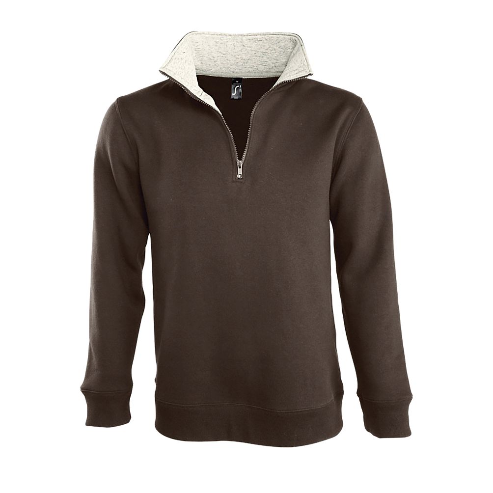 Sol's Scott - Sweat-Shirt Homme Col Camionneur (1/4 Zip)