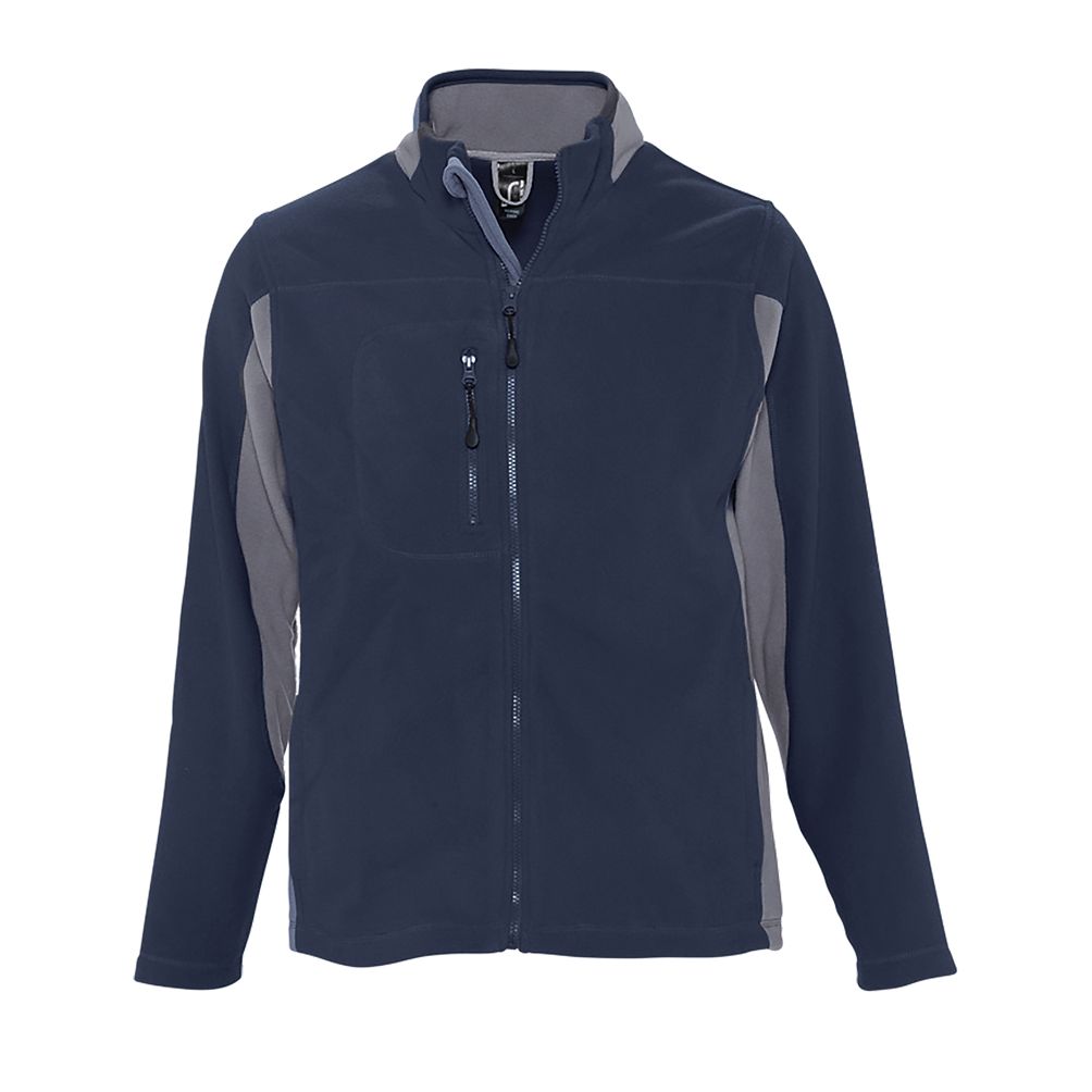 SOL'S NORDIC - MEN'S TWO-TONE ZIPPED FLEECE JACKET