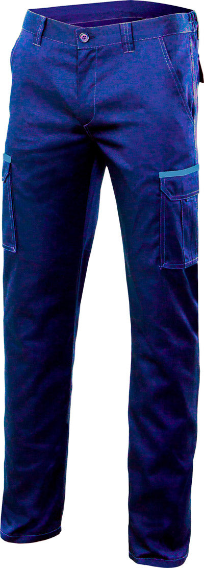 NAVY BLUE STRETCH TROUSERS