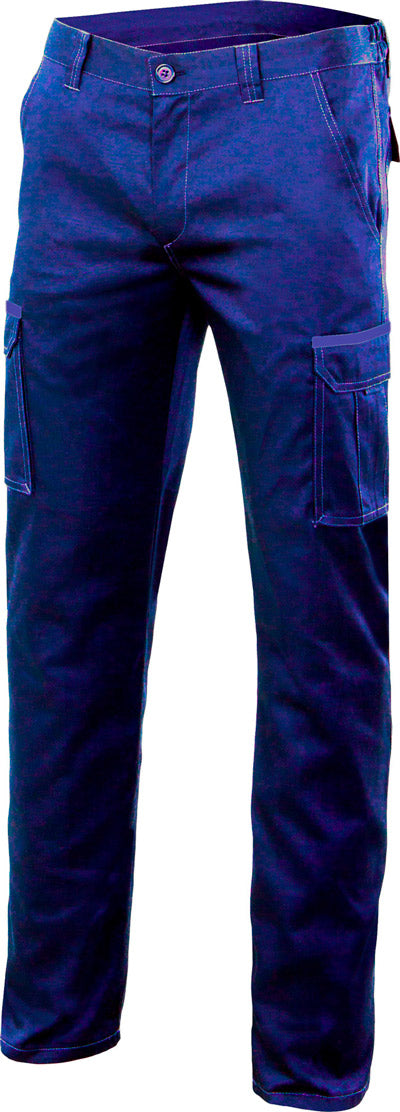 NAVY BLUE STRETCH TROUSERS