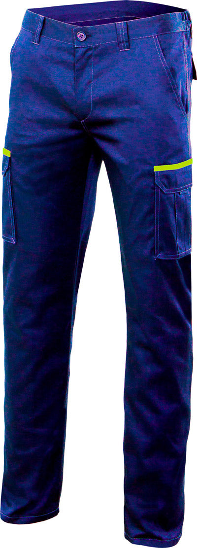 NAVY BLUE STRETCH TROUSERS
