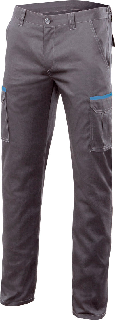 GRAY STRETCH TROUSERS