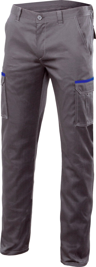 GRAY STRETCH TROUSERS