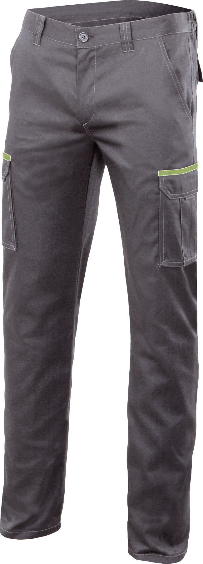 GRAY STRETCH TROUSERS