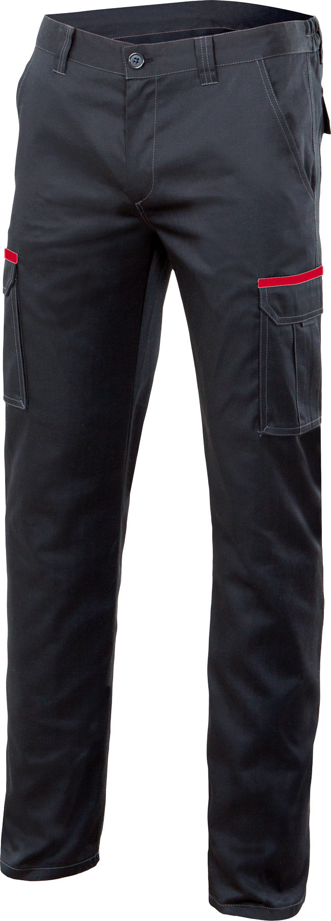 NAVY BLUE STRETCH TROUSERS