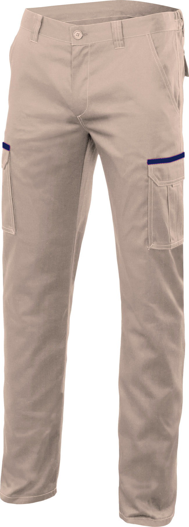 SAND BEIGE STRETCH TROUSERS