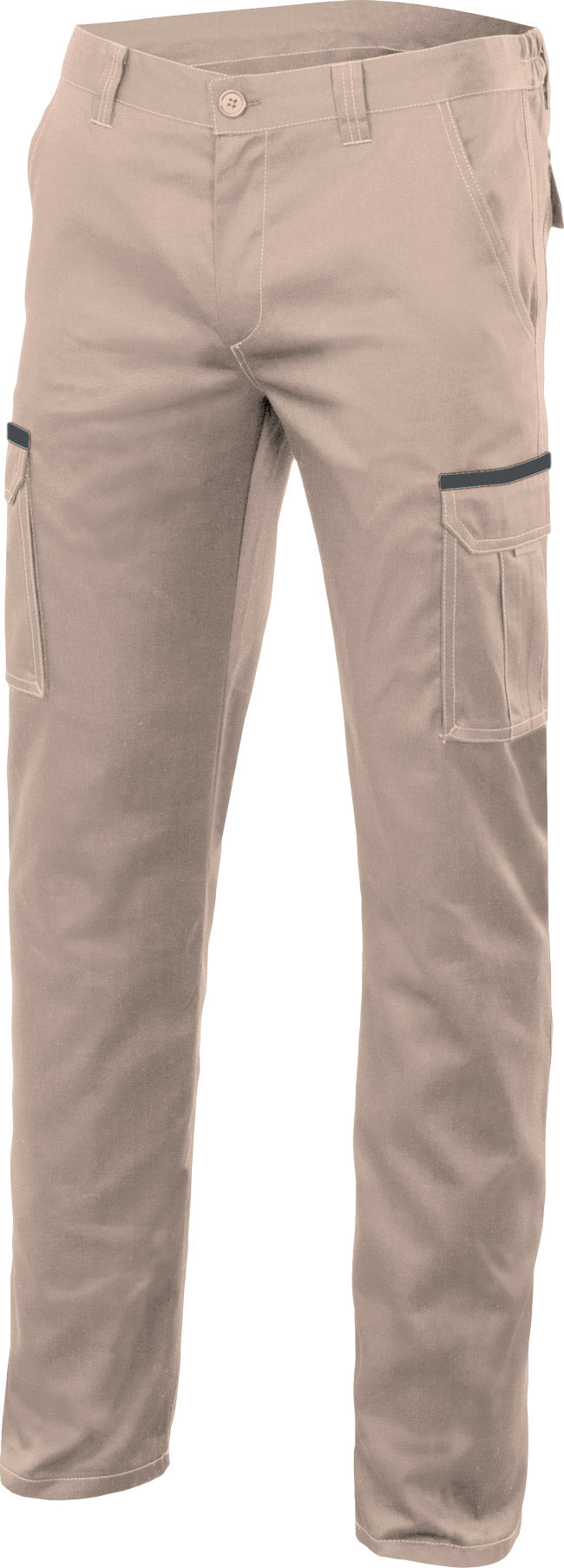 SAND BEIGE STRETCH TROUSERS