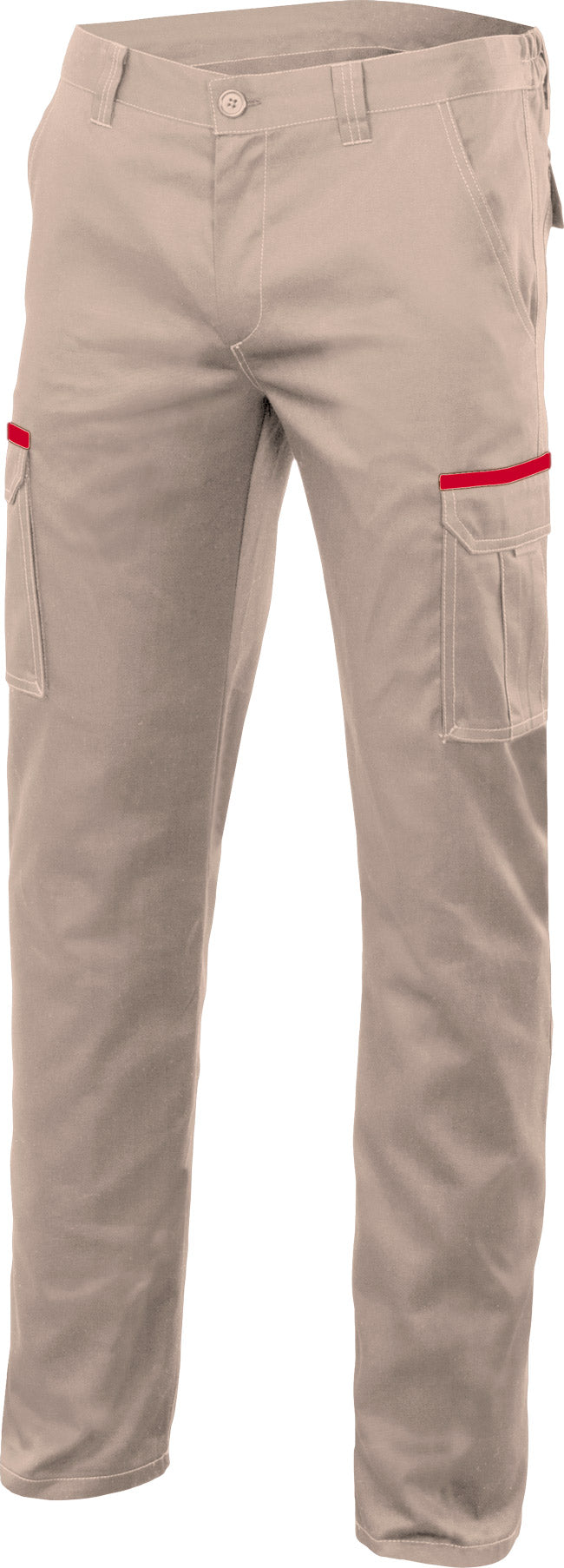 SAND BEIGE STRETCH TROUSERS