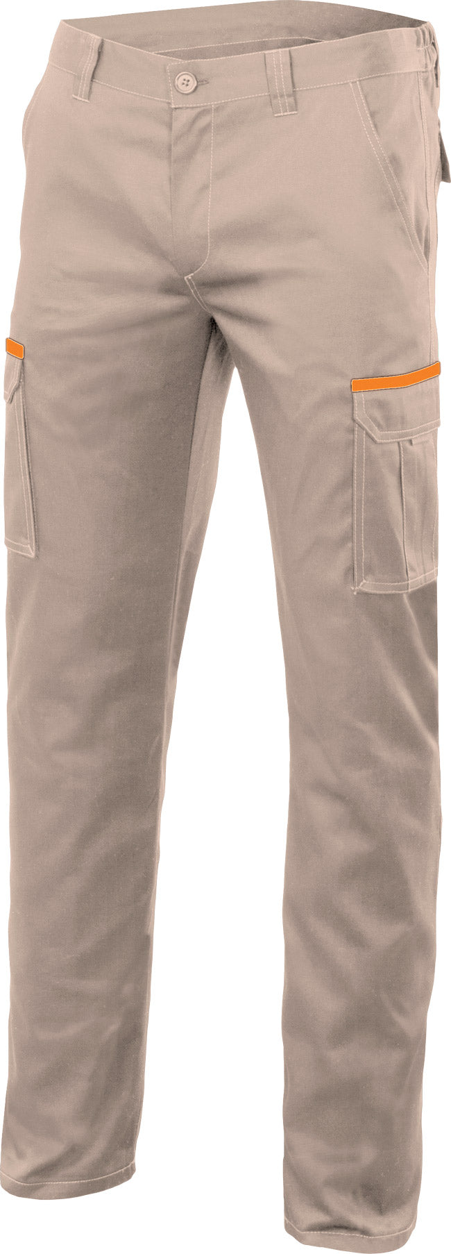 SAND BEIGE STRETCH TROUSERS