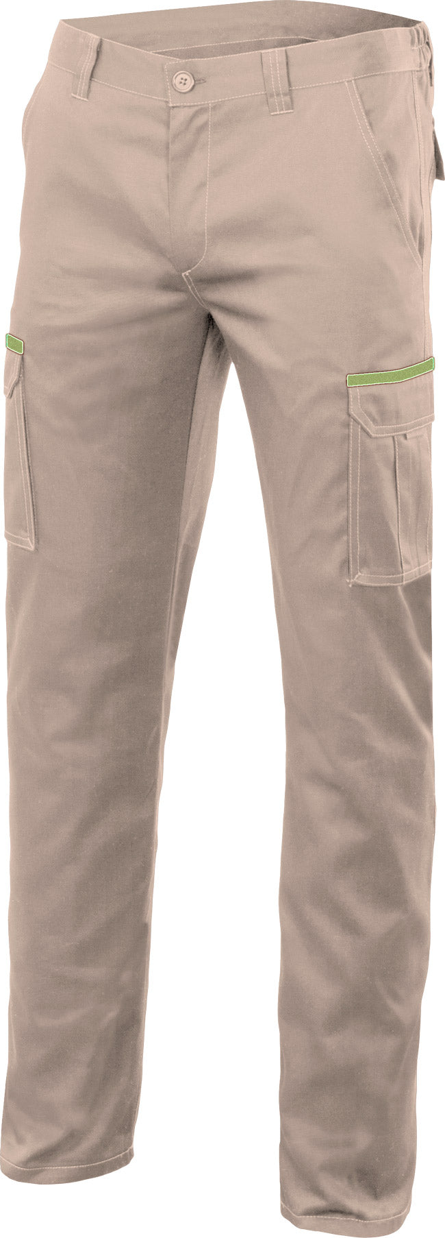 SAND BEIGE STRETCH TROUSERS