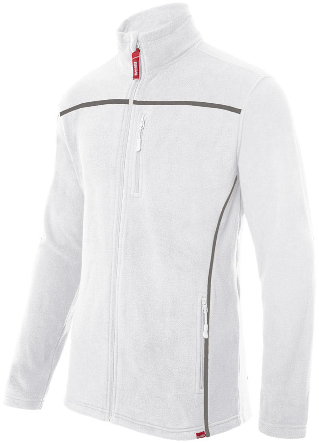 WHITE FLEECE JACKET