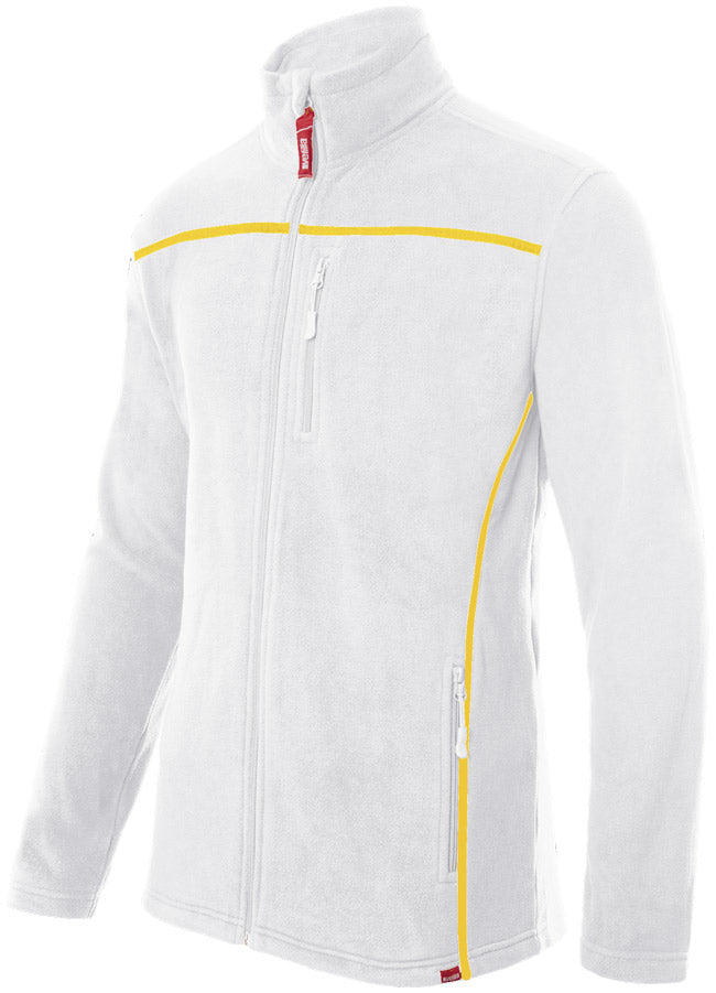WHITE FLEECE JACKET