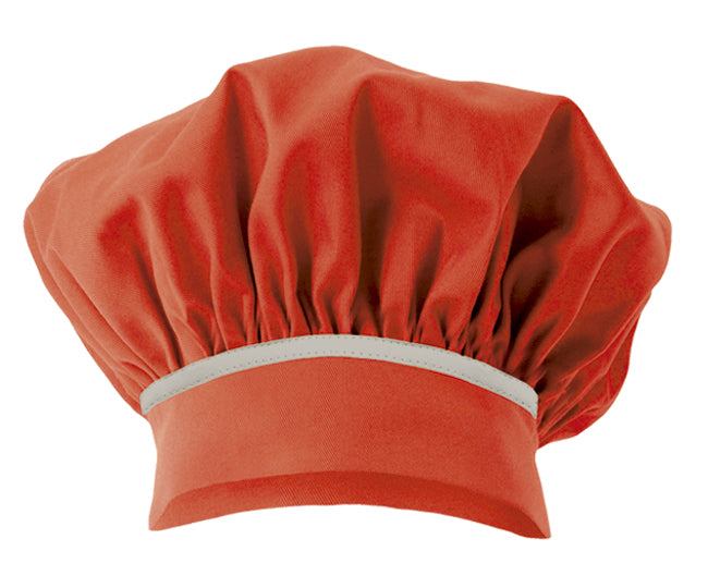 TOQUE FRANÇAISE ROUGE CORAIL