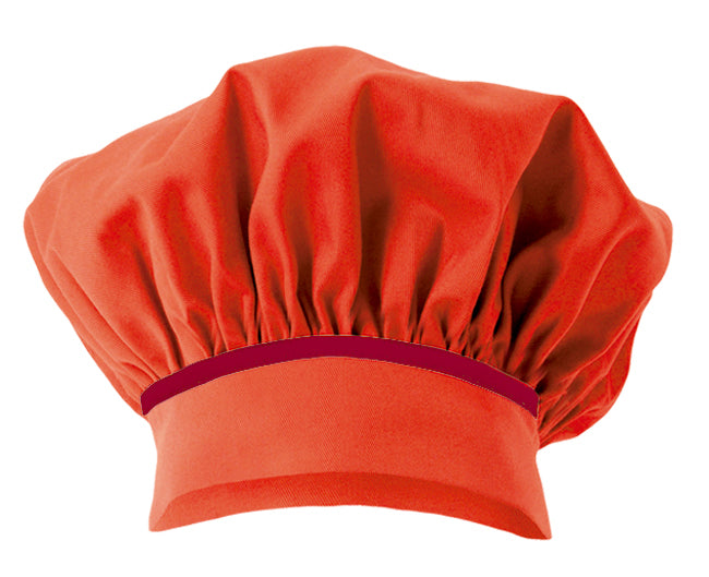 TOQUE FRANÇAISE ROUGE CORAIL