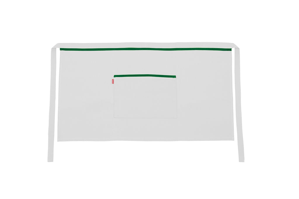 TABLIER COURT BLANC