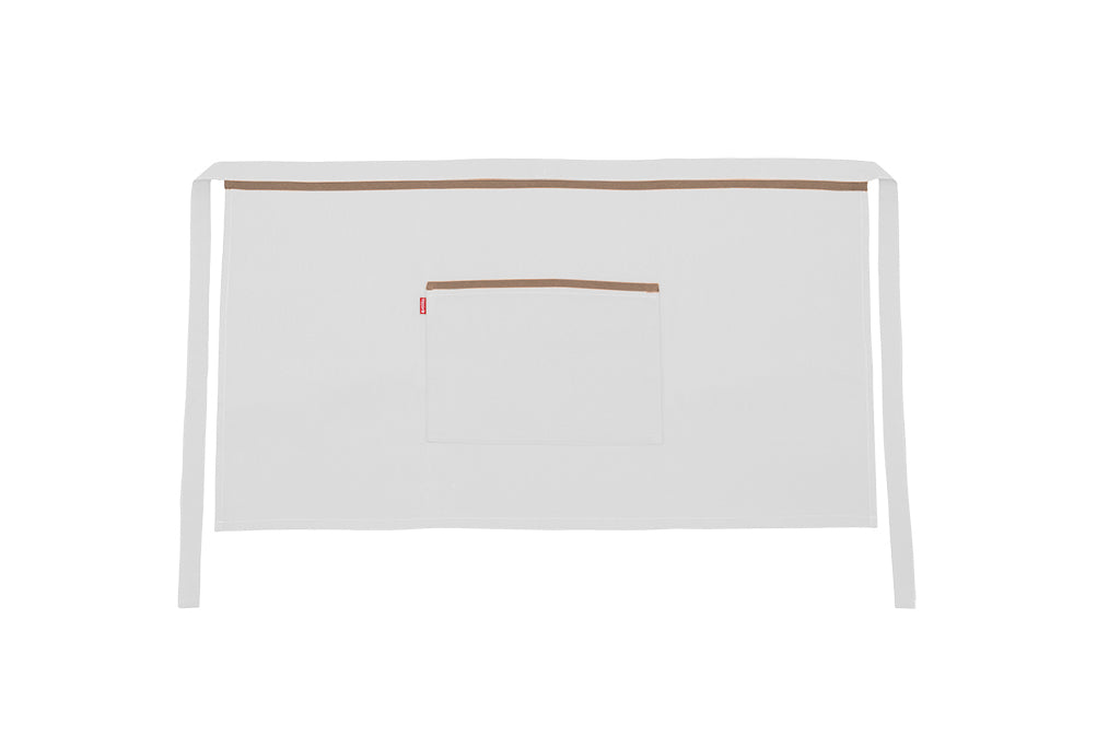 TABLIER COURT BLANC