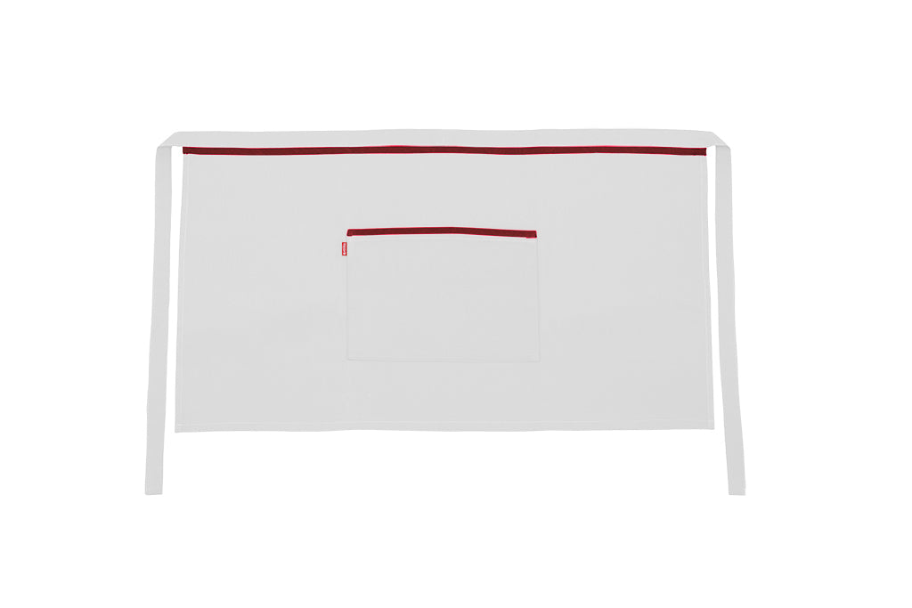 TABLIER COURT BLANC