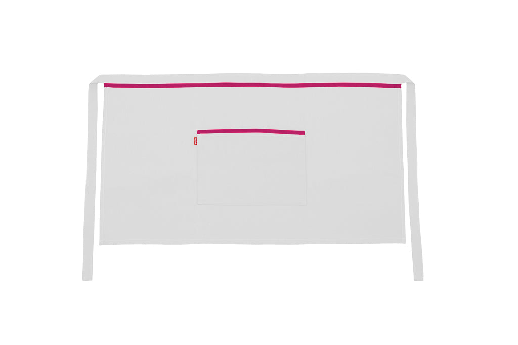 TABLIER COURT BLANC