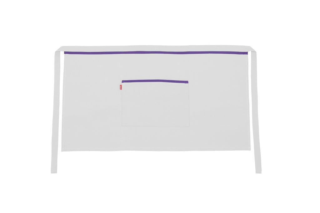 TABLIER COURT BLANC