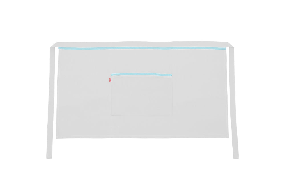 TABLIER COURT BLANC