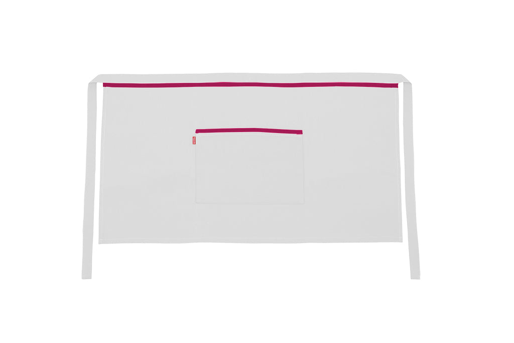 TABLIER COURT BLANC