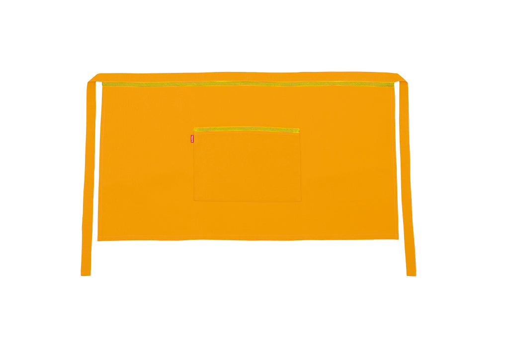 TABLIER COURT ORANGE FLUO