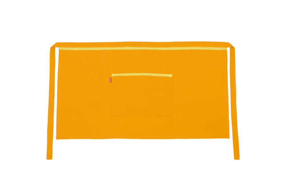 TABLIER COURT ORANGE FLUO