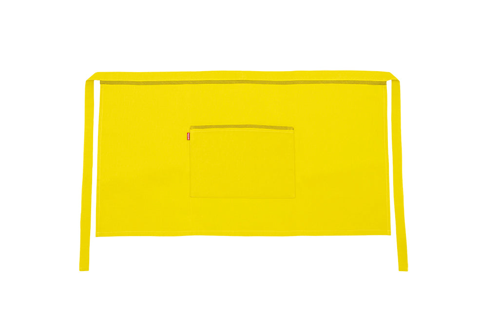 TABLIER COURT JAUNE FLUO