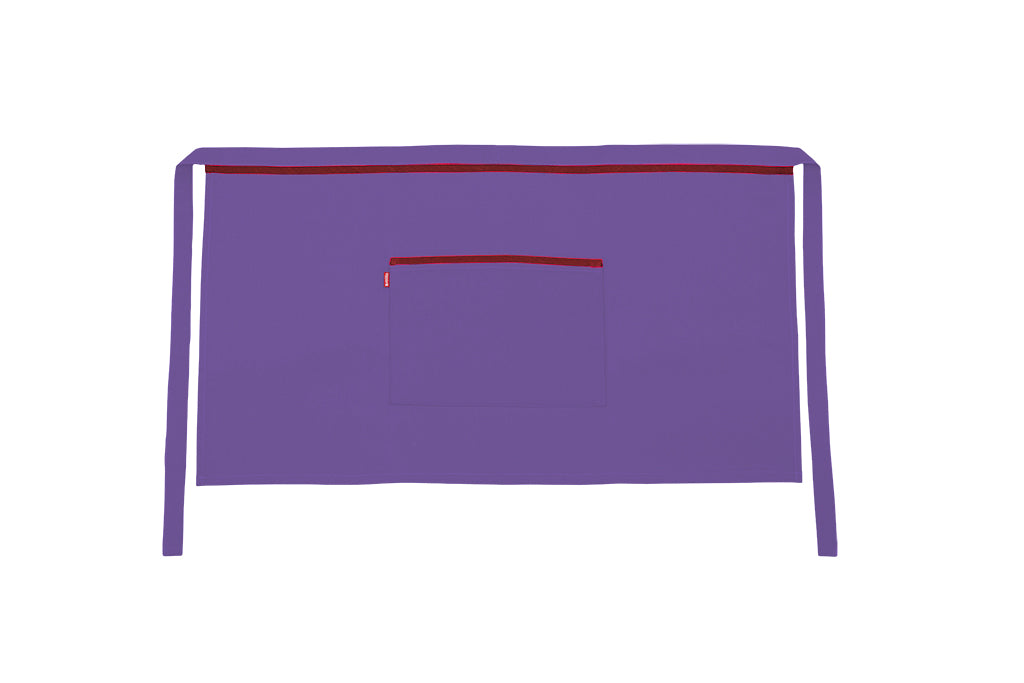 TABLIER COURT MAUVE