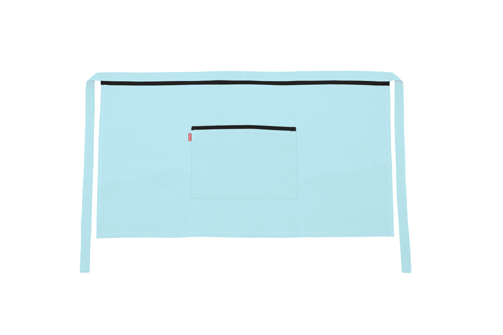 TABLIER COURT TURQUOISE CLAIR