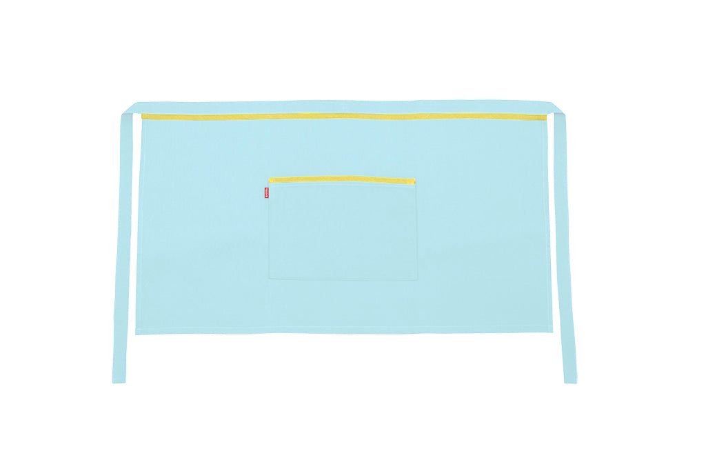 TABLIER COURT TURQUOISE CLAIR