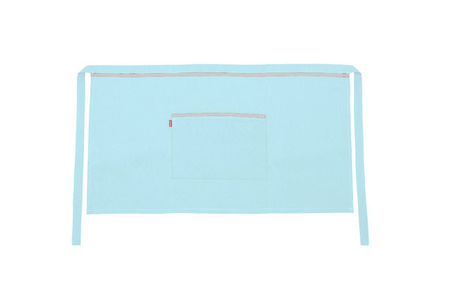 TABLIER COURT TURQUOISE CLAIR