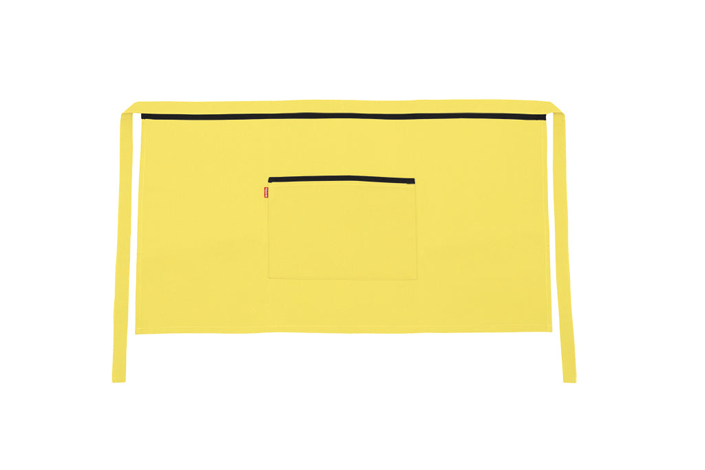 TABLIER COURT JAUNE CLAIR