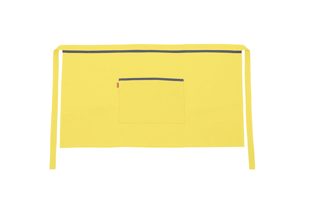 TABLIER COURT JAUNE CLAIR