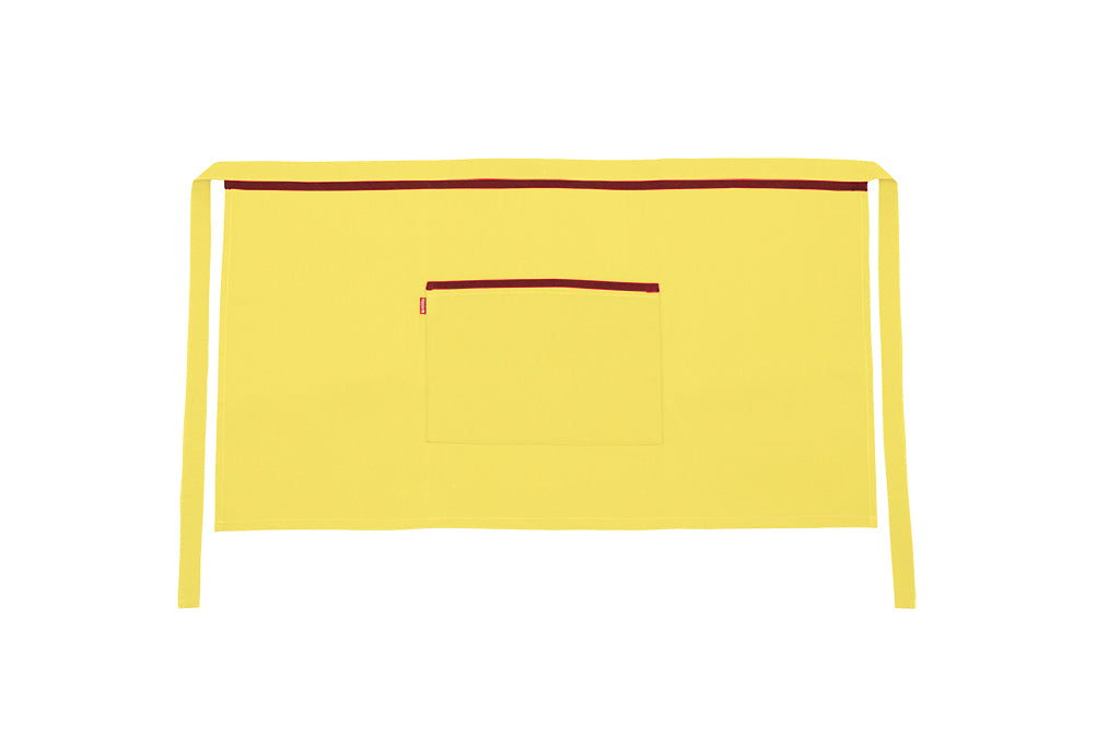 TABLIER COURT JAUNE CLAIR