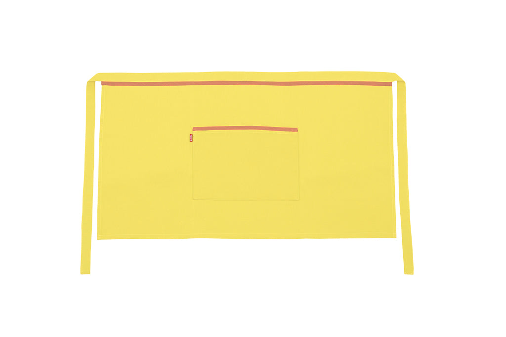 TABLIER COURT JAUNE CLAIR