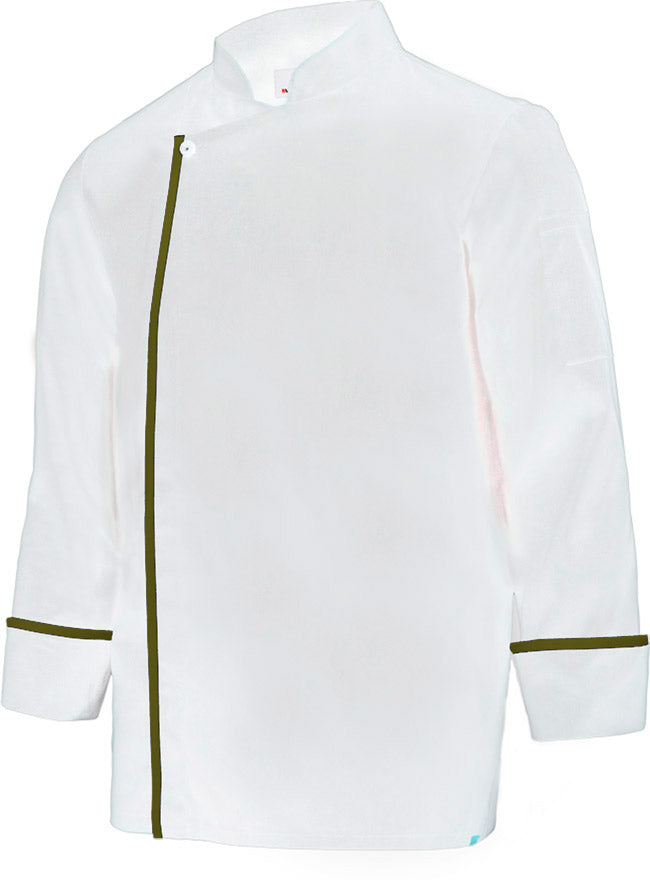 VESTE CUISINE ML FEMME BLANC