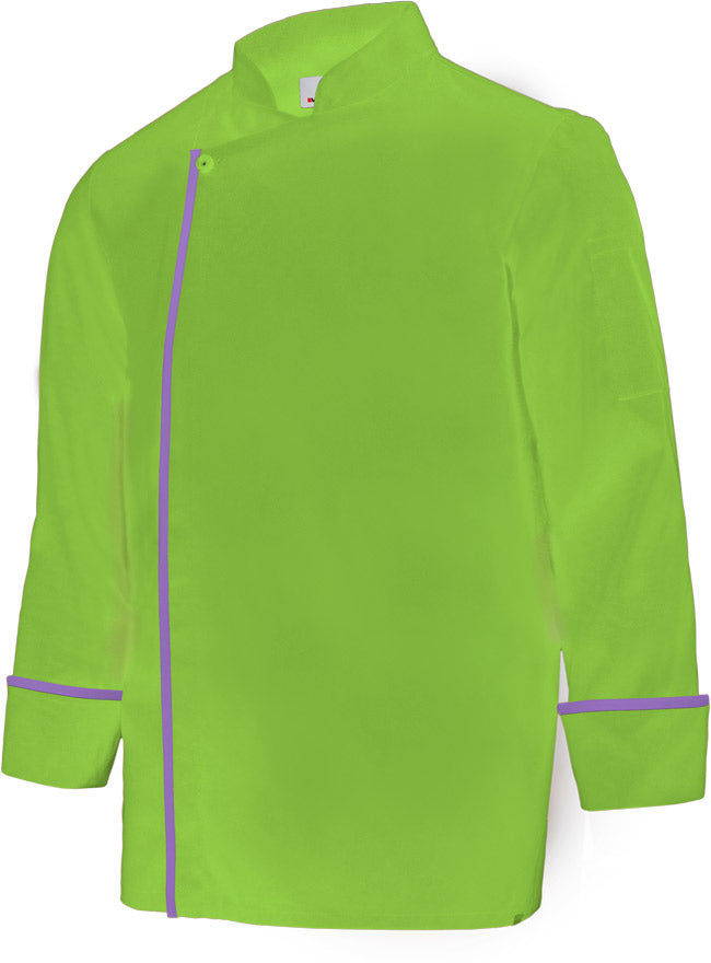 VESTE CUISINE ML FEMME CITRON VERT