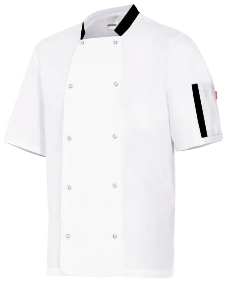 VESTE CUISINE MC BLANC