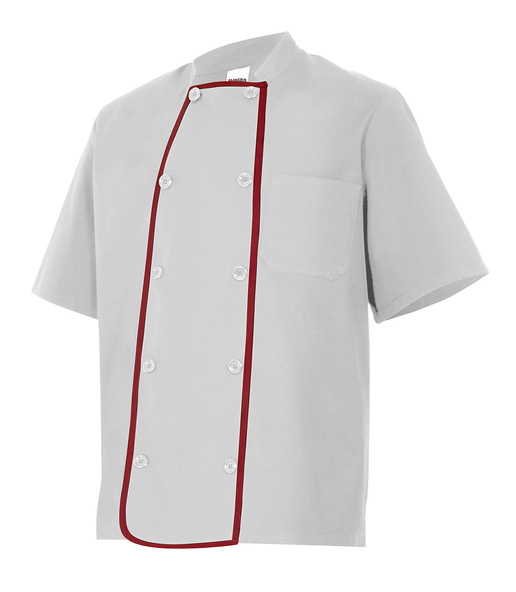 VESTE CUISINE MC BLANC
