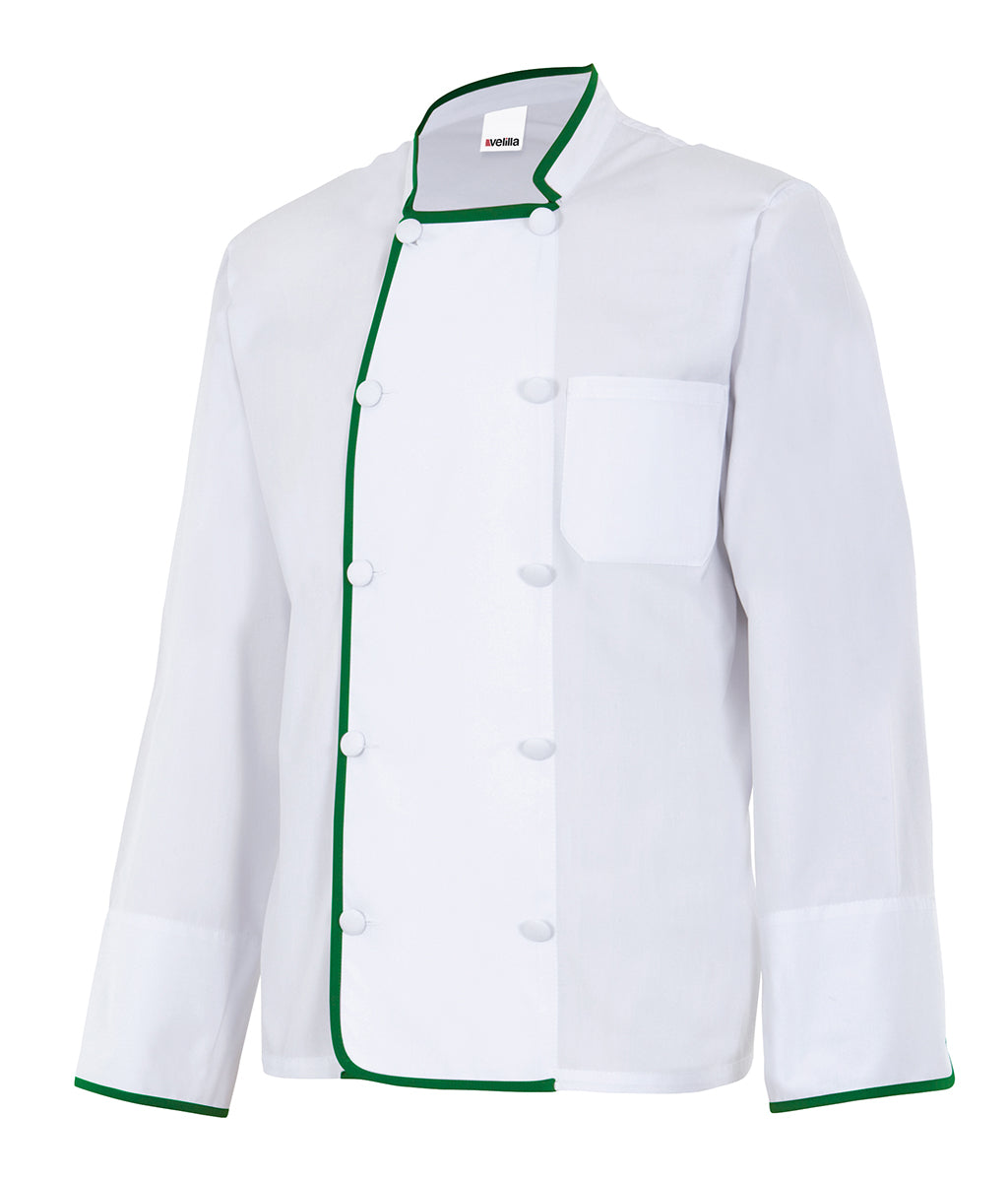 VESTE CUISINE ML BLANC