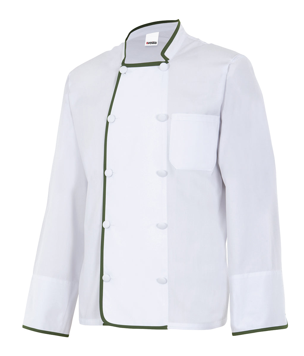 VESTE CUISINE ML BLANC
