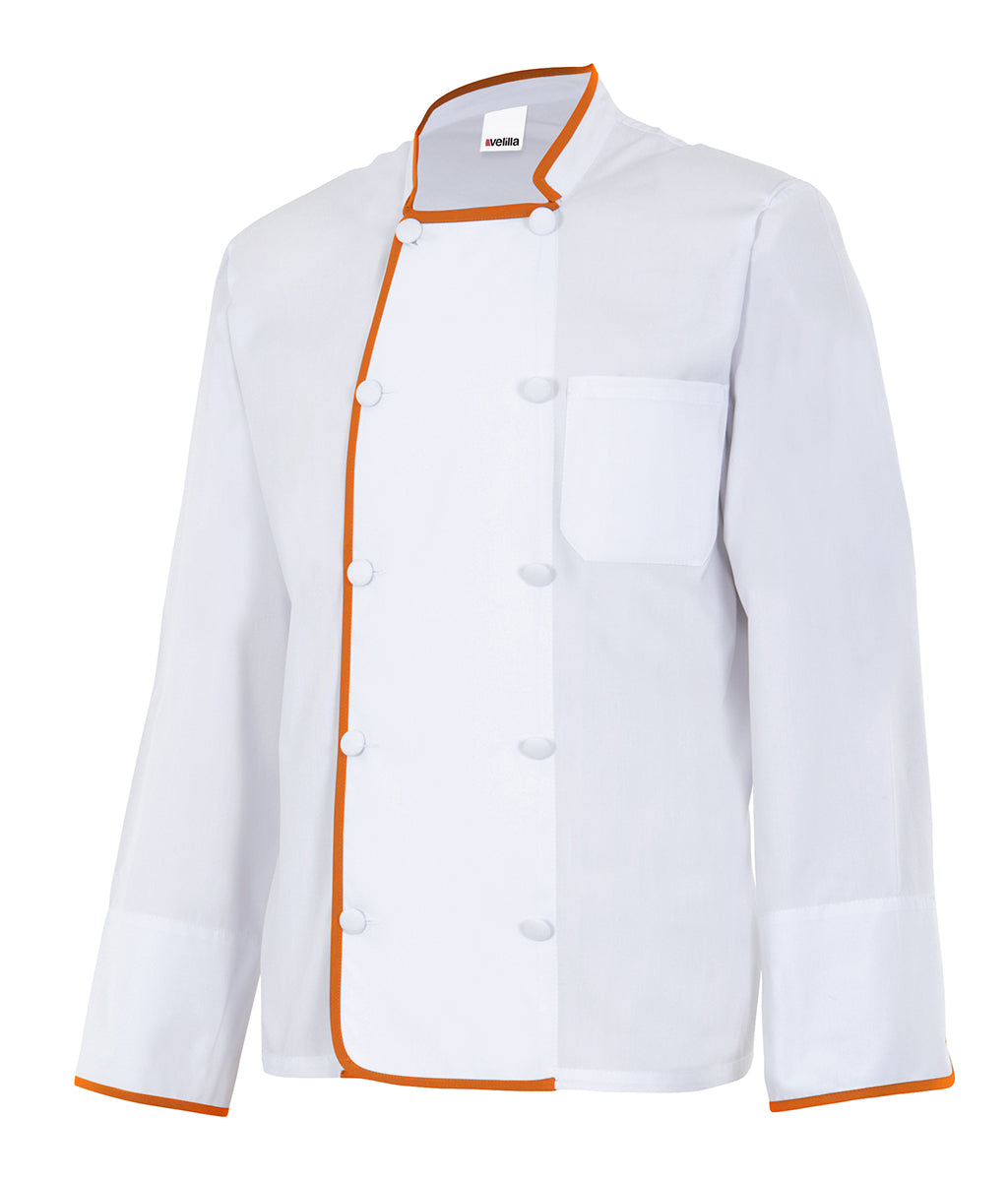 VESTE CUISINE ML BLANC