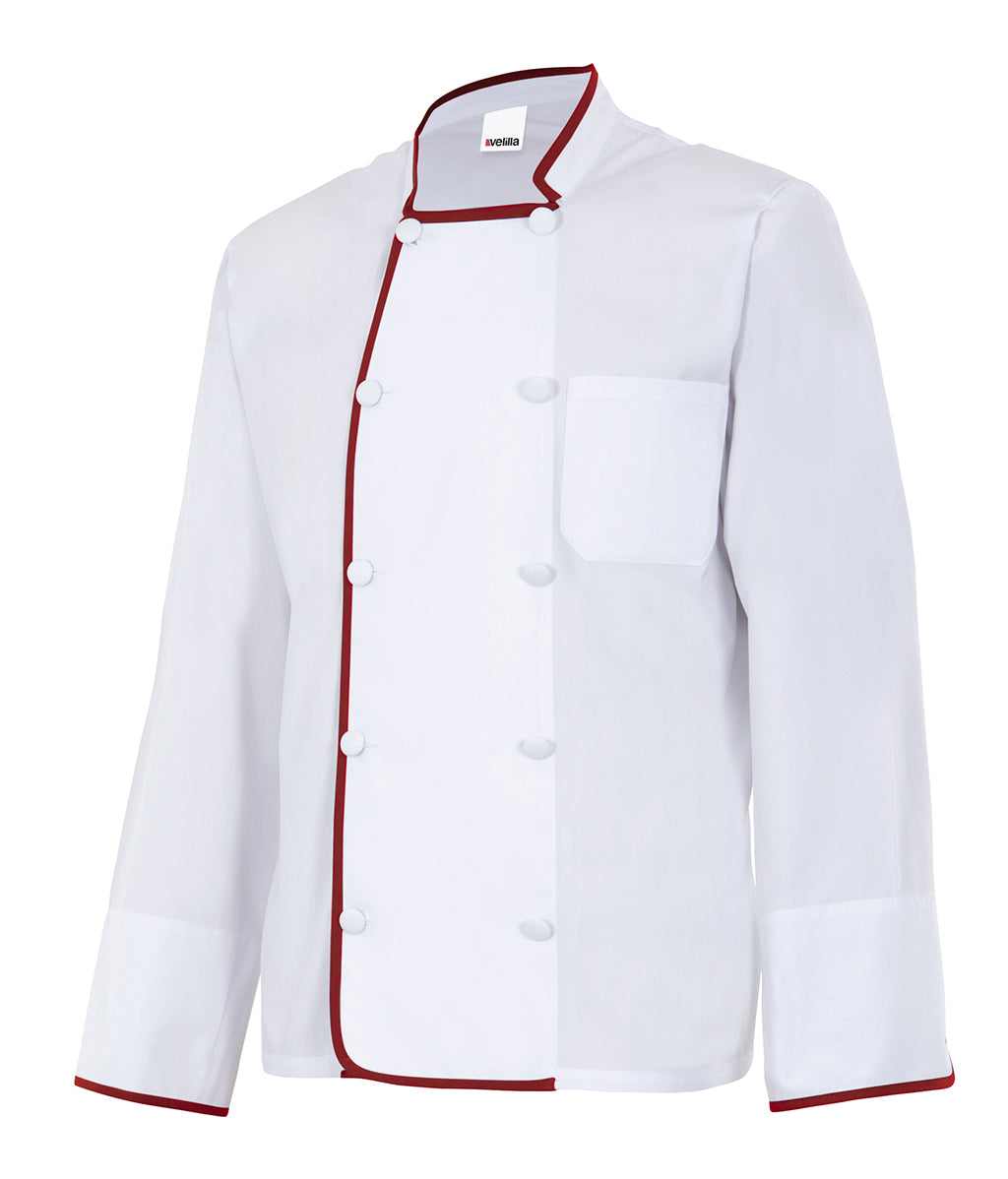 VESTE CUISINE ML BLANC