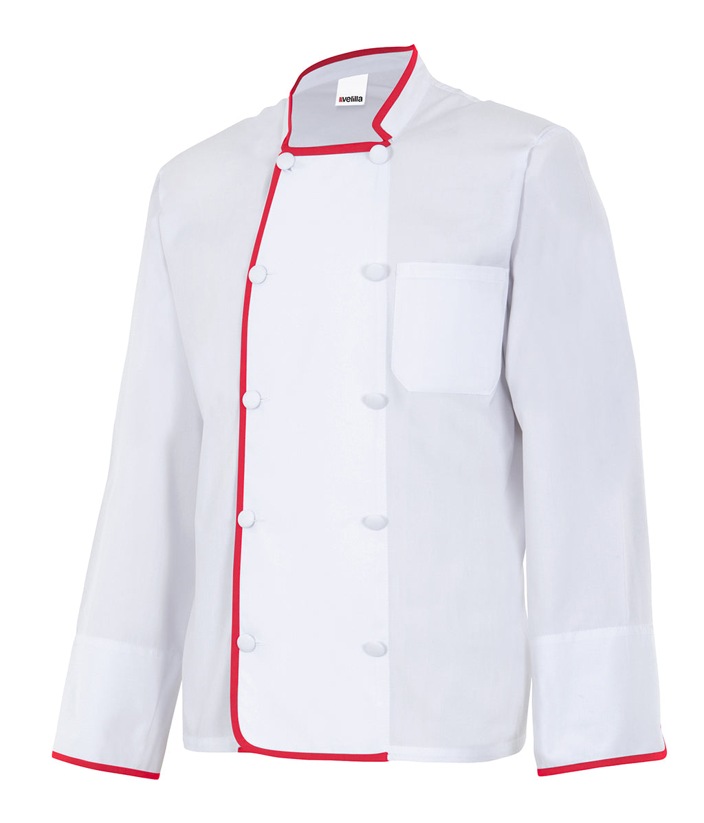 VESTE CUISINE ML BLANC