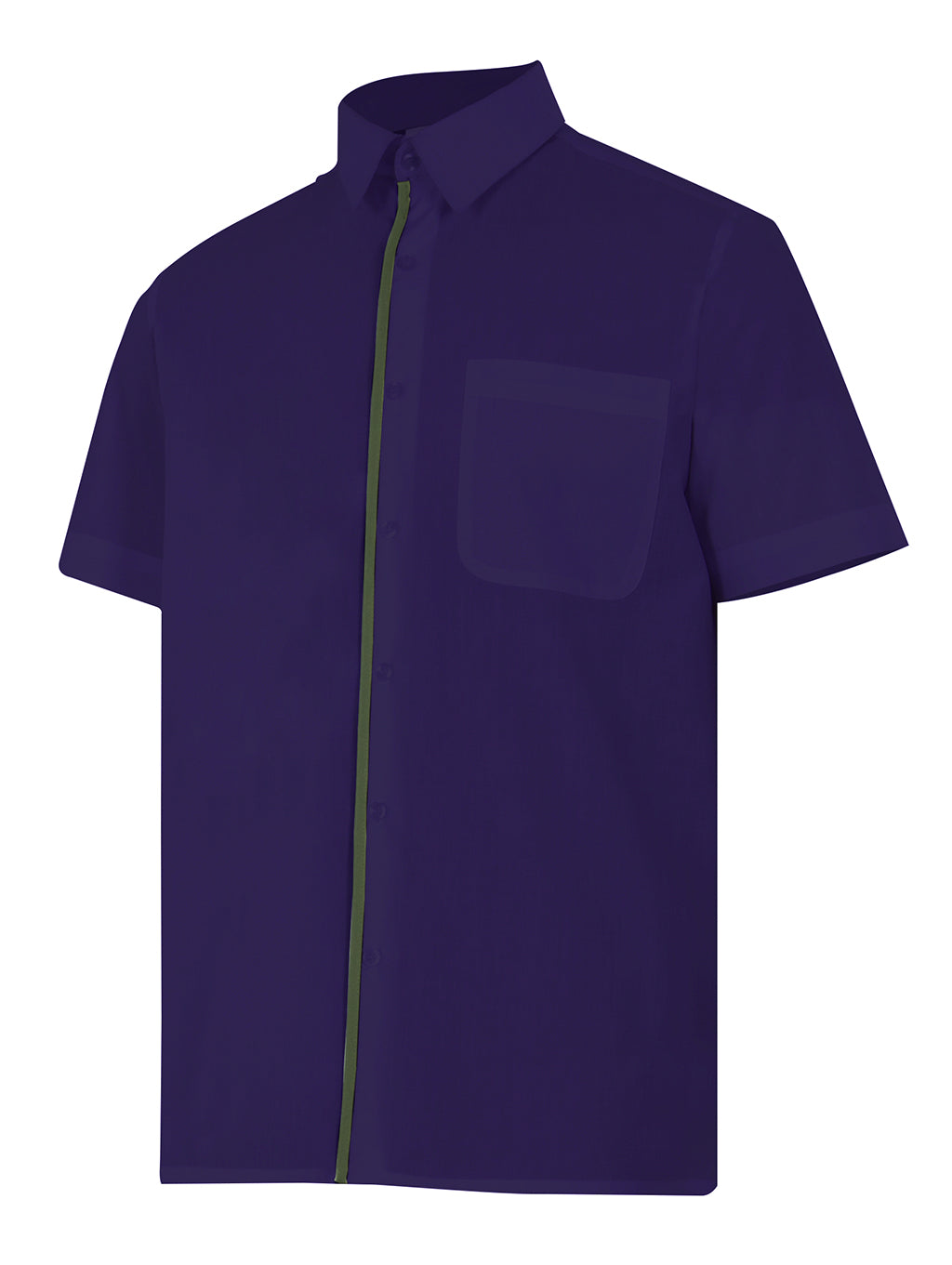 CHEMISE MC BLEU MARINE