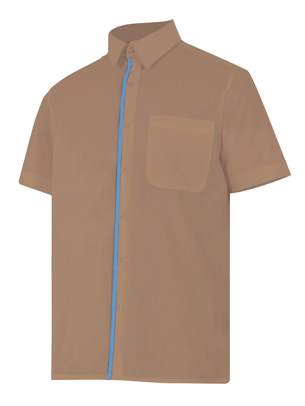 CHEMISE MC BEIGE