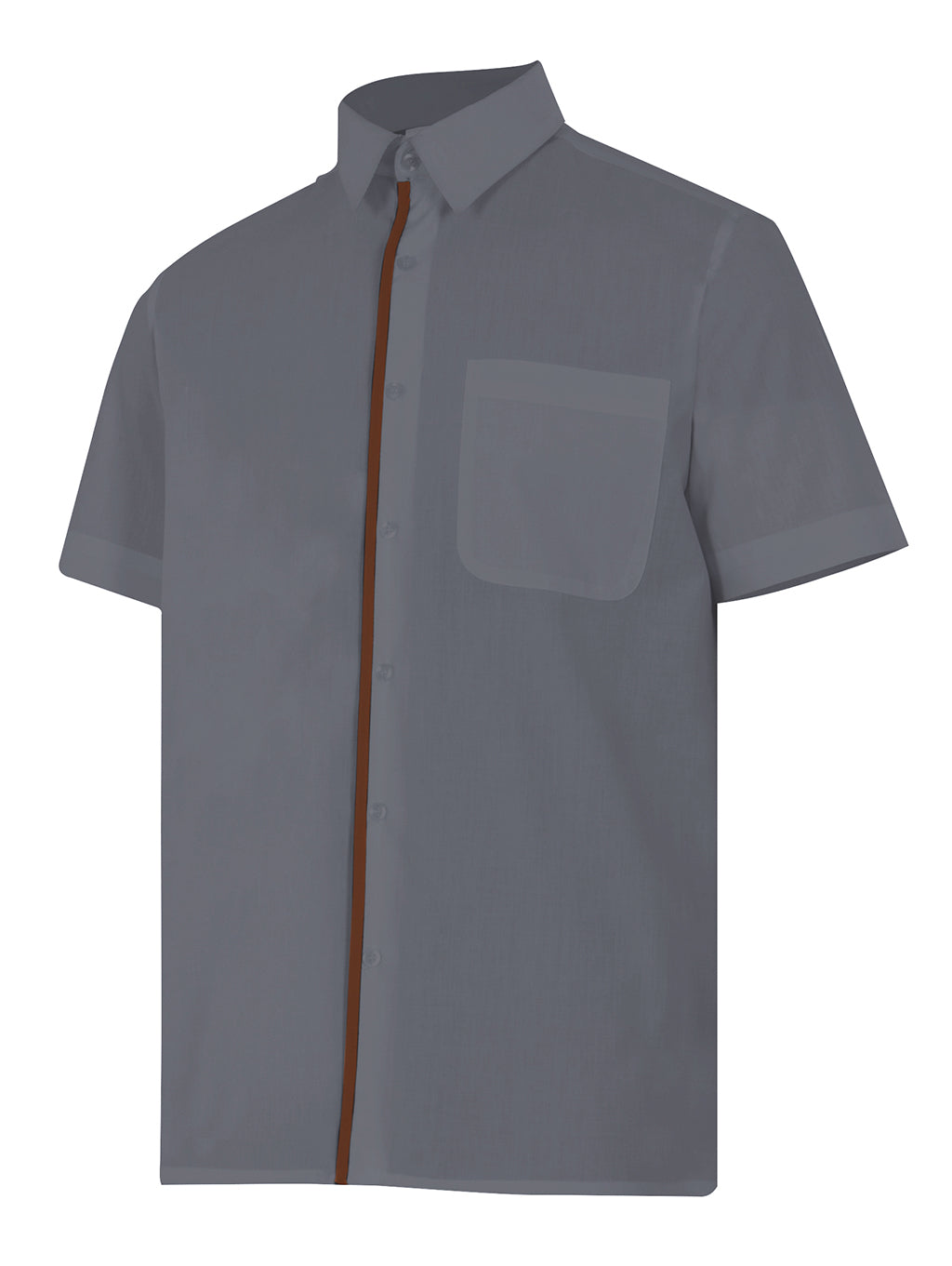 CHEMISE MC GRIS