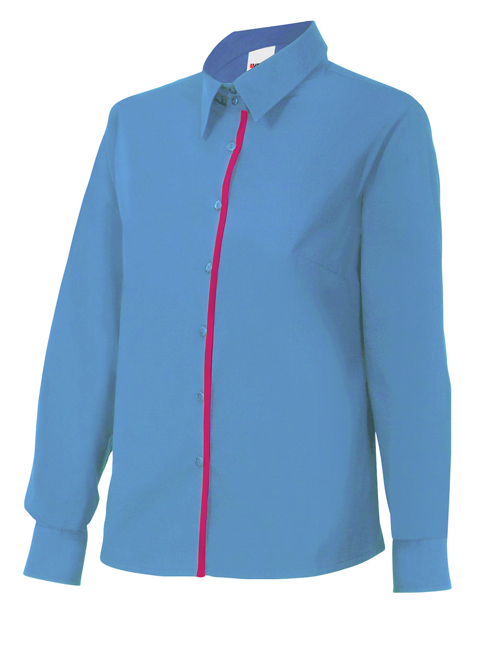 CHEMISE ML FEMME BLEU CIEL