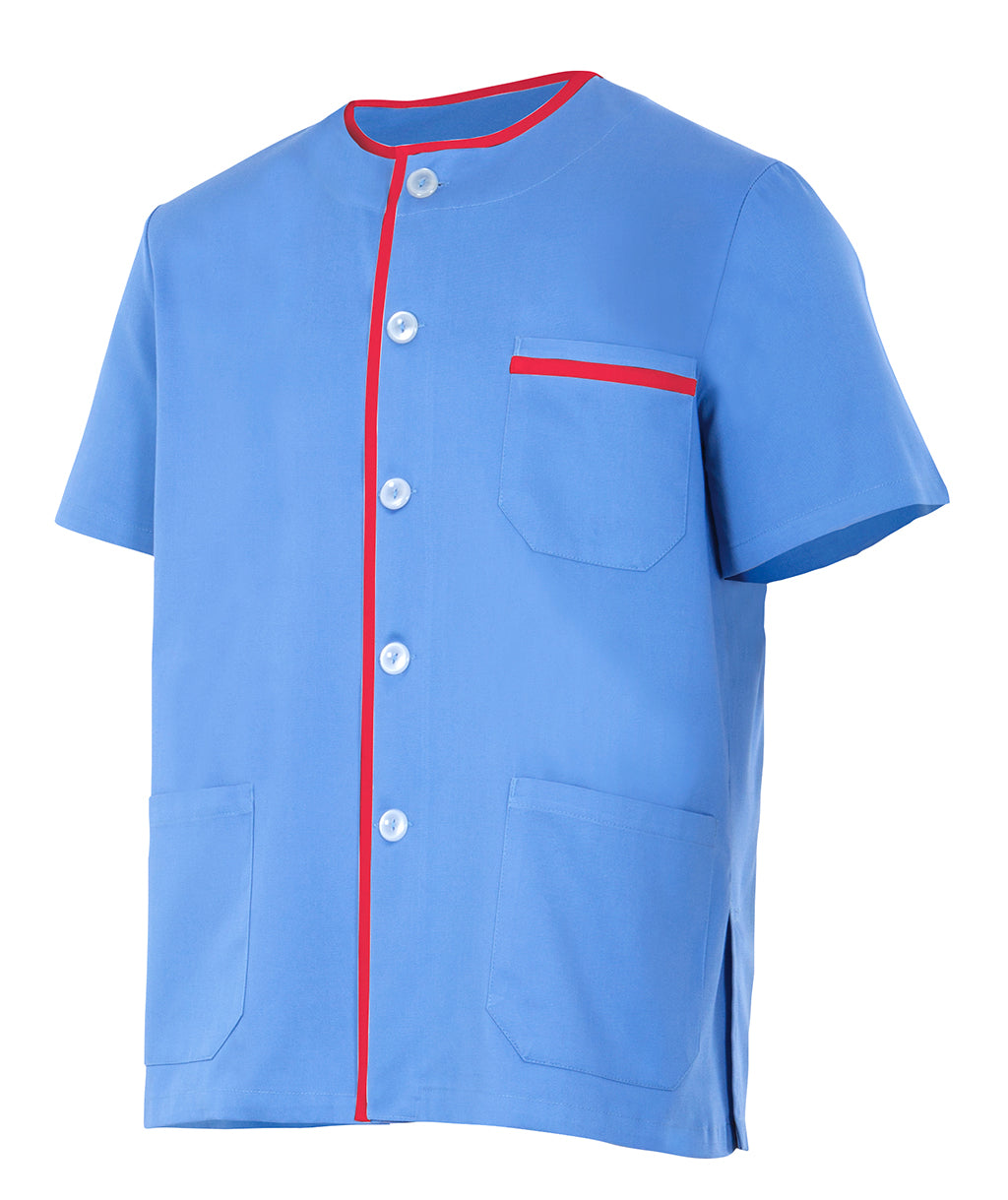TUNIQUE BOUTONS BLEU CIEL